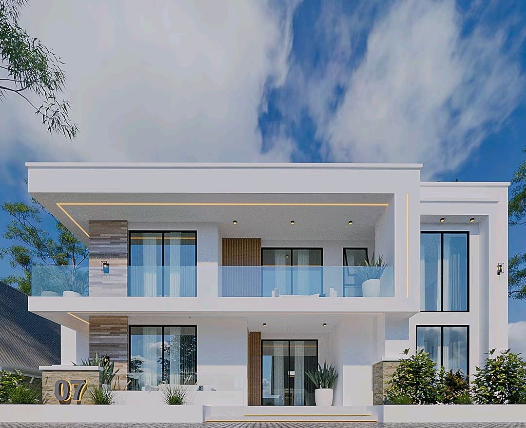 Modern residence detail
